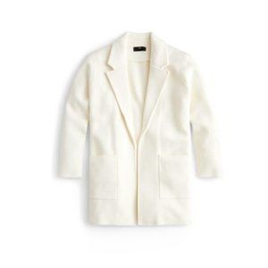 J.Crew- Sophie Cardigan Blazer in White